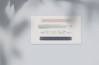 Pastel brush strokes design elements