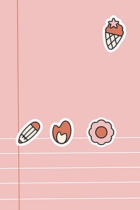 Cute planner page vector collection