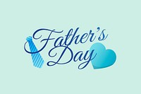Father&#39;s day card decorated with a tie vector