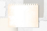 Vintage brown note  paper vector