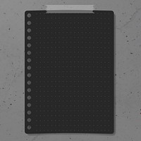 Blank note paper texture background vector