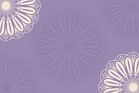 Purple Islamic floral background psd for Ramadan Mubarak and Eid festivals