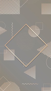 Rhombus on halftone background vector