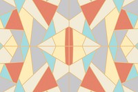 Abstract geometric mosaic background vector