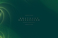 Abstract geometric patterned green background vector