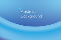 Blue wave abstract background vector