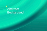Green wave abstract background vector