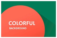 Green and red colorful background vector