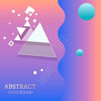 Colorful geometric abstract background vector