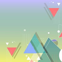 Colorful geometric abstract background vector