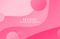 Pink abstract background, gradient fluid design vector