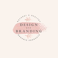 Design and branding minimal logo vector