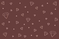 Geometric diamond design wallpaper vector