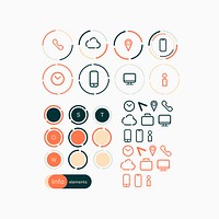 Infographic design elements vector collection
