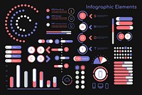 Colorful infographic design elements vector collection