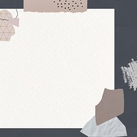 Gray frame with beige background vector