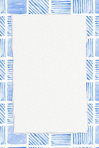 Indigo blue geometric seamless patterned background vector