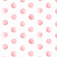 watercolor circle patterned seamless background vector