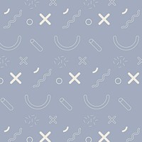 Memphis design seamless pattern background vector