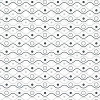 Seamless wavy geometric pattern vector