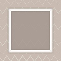 Blank square abstract frame vector