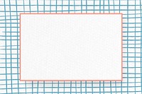 Blank abstract frame design vector