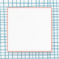 Blank square abstract frame vector