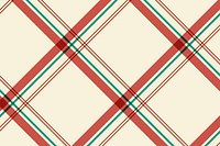 Beige and red tartan seamless pattern background vector template