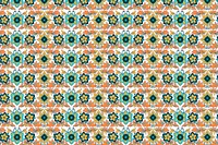 Indian floral seamless pattern background vector