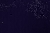 Spider web blue background template vector