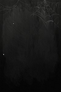 Spider web element onblack background template vector