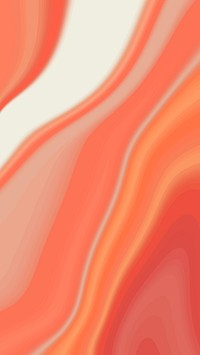 Orange and red fluid patterned mobile phone wallpaper vector