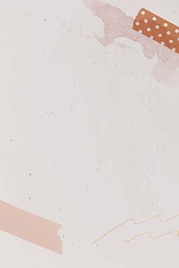 Blank Gray Background Template With Washi 