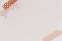 Blank gray background template with washi tape vector