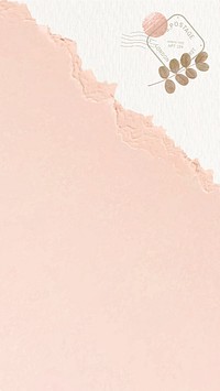 Ripped paper textured mobile phone wallpaper vector