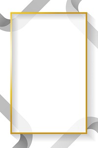 Blank rectangle abstract frame vector