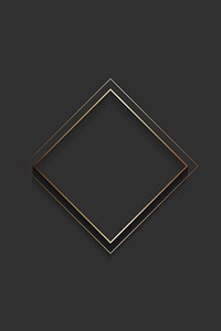 Blank square black abstract frame vector