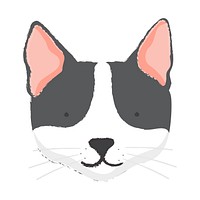 Illustration of a cat&#39;s head