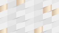 White and gold seamless weave pattern background vector