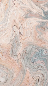 Fluid marble textured mobile phone wallpaper vector