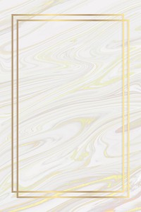 Fluid golden rectangle frame vector