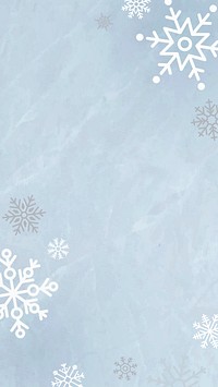 Christmas snowflake mobile wallpaper vector