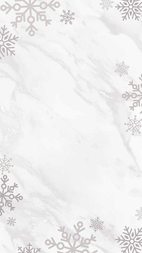Christmas snowflake mobile wallpaper vector