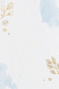 Shimmery gold botanical background vector