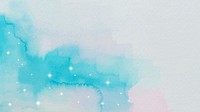 Blue watercolor gradient background vector