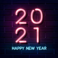 Neon bright happy new year | Premium Photo - rawpixel