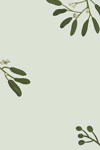 Botanical flower copyspace on a gray background vector