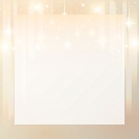 Square gold frame background vector