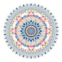 Boho pattern style graphic vector