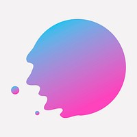 Colorful liquid gradient element vector